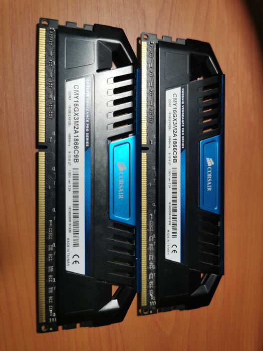 Kit DDR3 16GB (2x8) Corsair Vengeance CMY16GX3M2A1866C9B