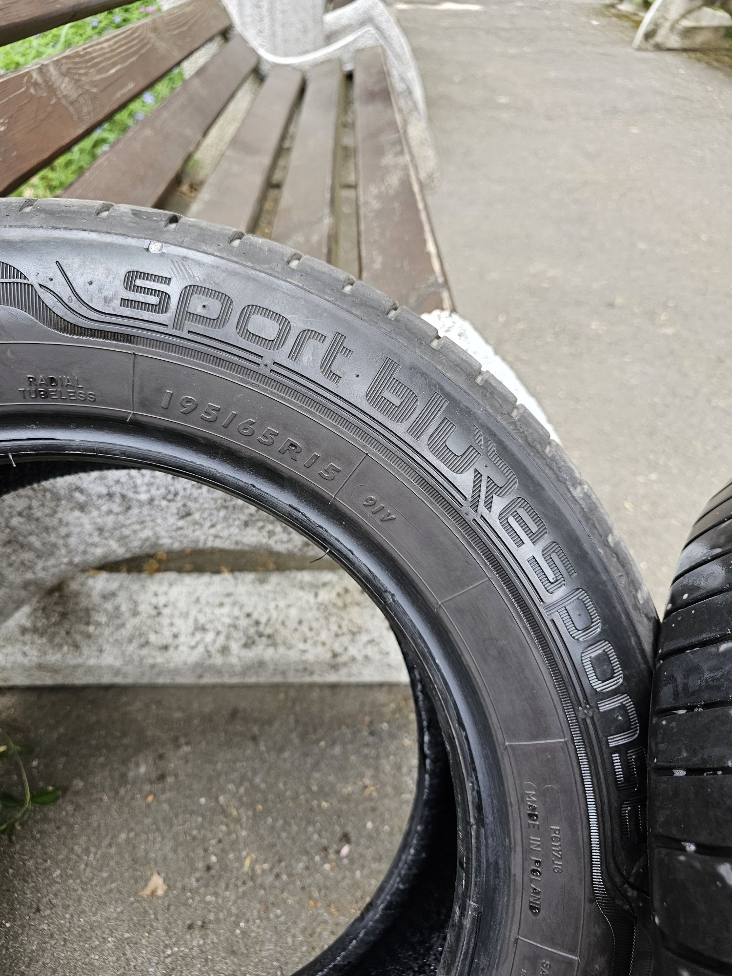 2бр. Dunlop 195/65/15 SPORT BLUE RESPONSE