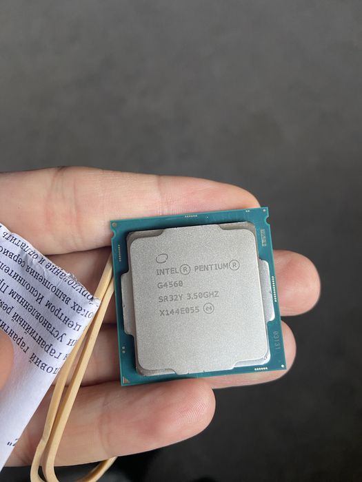 Чип процессор intel pentium g4560 sr32y 3.5ghz