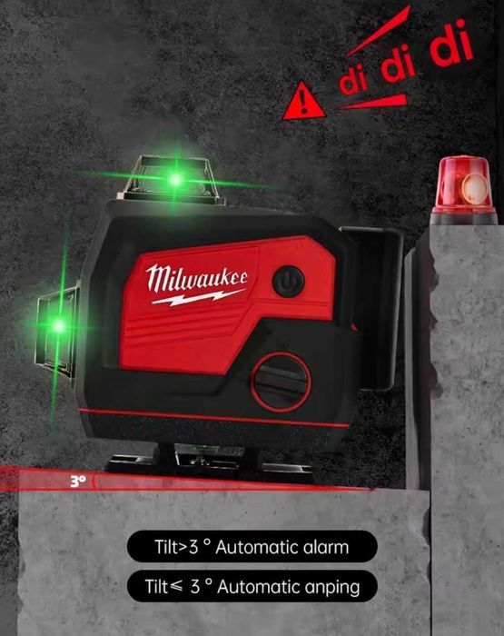 Nivela laser 4D,16linii,Bluetooth+Audio music