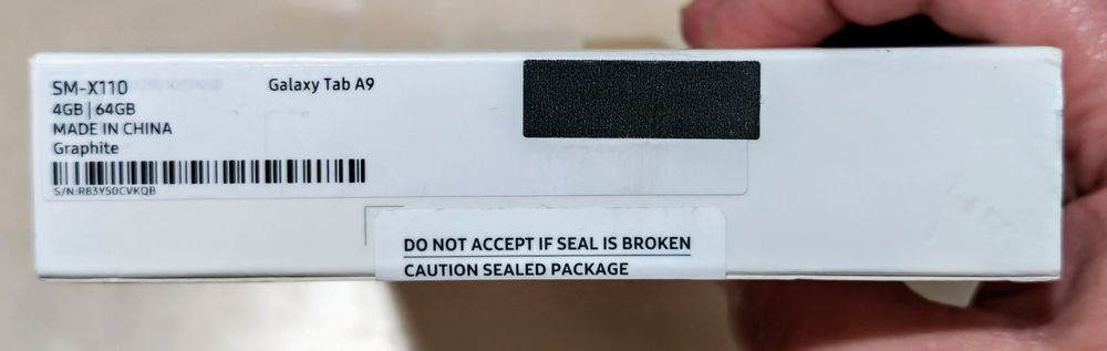 Tabletă SAMSUNG Tab A9 Graphite 4/64 GB sigilată !