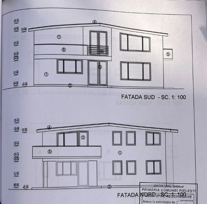 Teren 528mp cu gaze si fundatie+autorizatie casa P+M - Pielesti