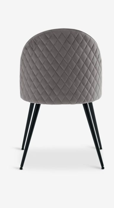 Кухненски стол KOKKEDAL сиво кадифе