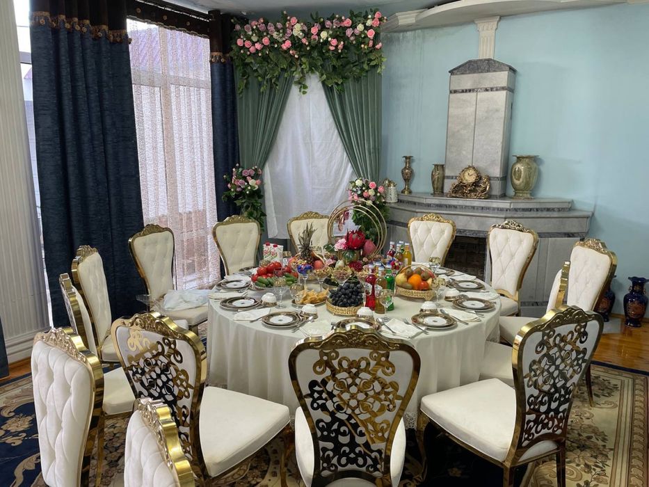 Stol stul,chinni idishlar,naves,qozon oʻchogʻ,samovor prokat beramiz