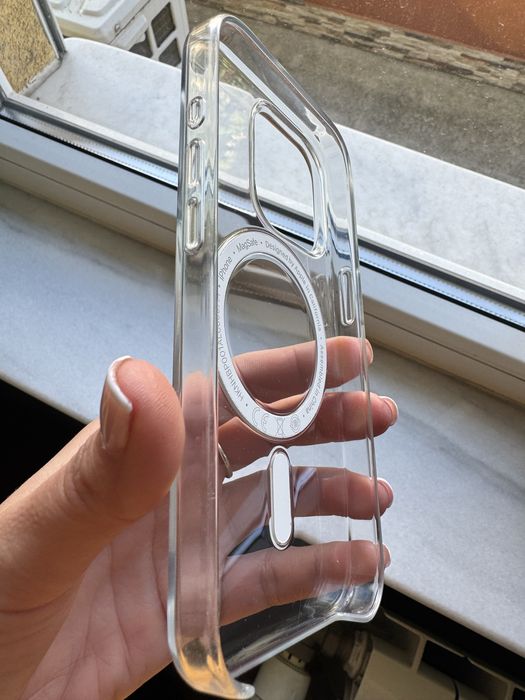 Husa Apple Clear Case with Magsafe Iphone 15 pro
