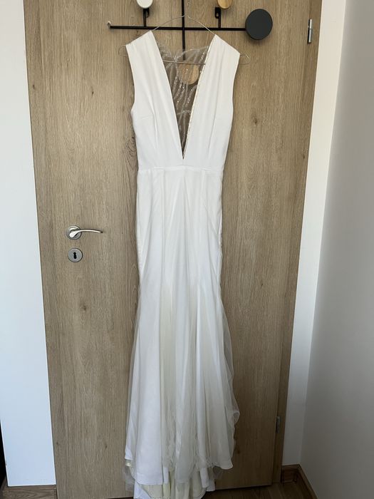 Rochie mireasa matase si tul marimea 34-36