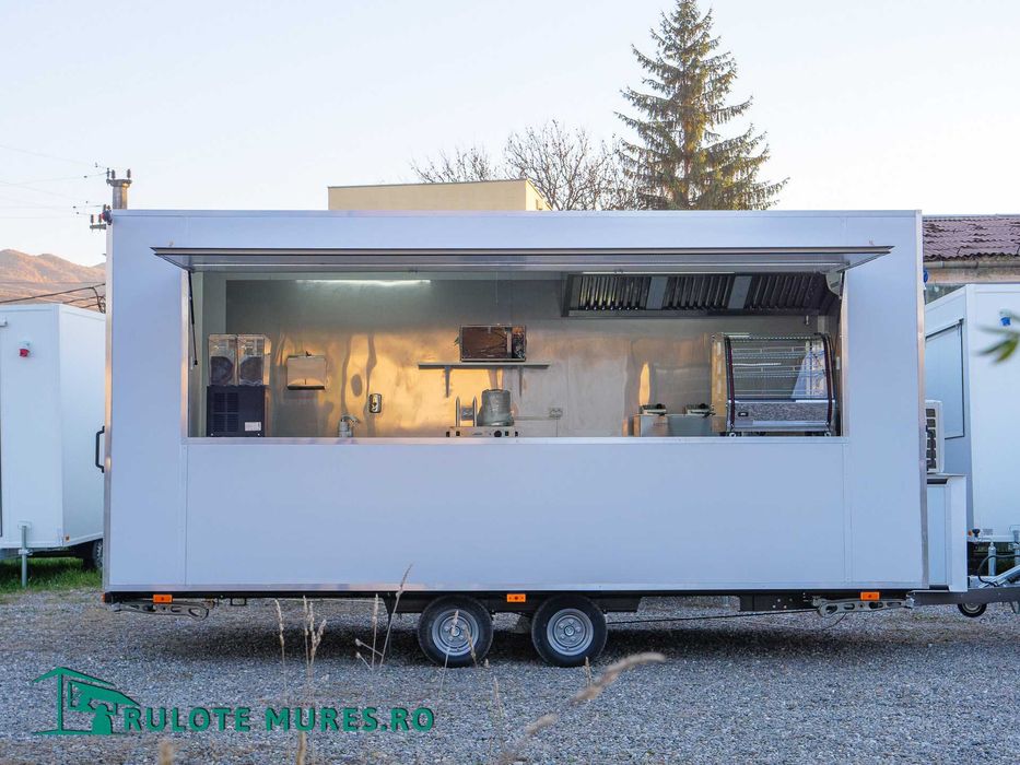Rulote comerciale 6m ,FAST FOOD, STREET FOOD, FOOD TRUCK !!