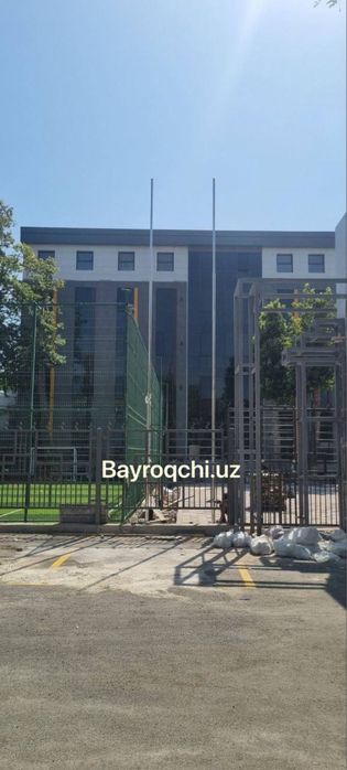 Флагшток, Байрок устуни , Bayroq ustuni.