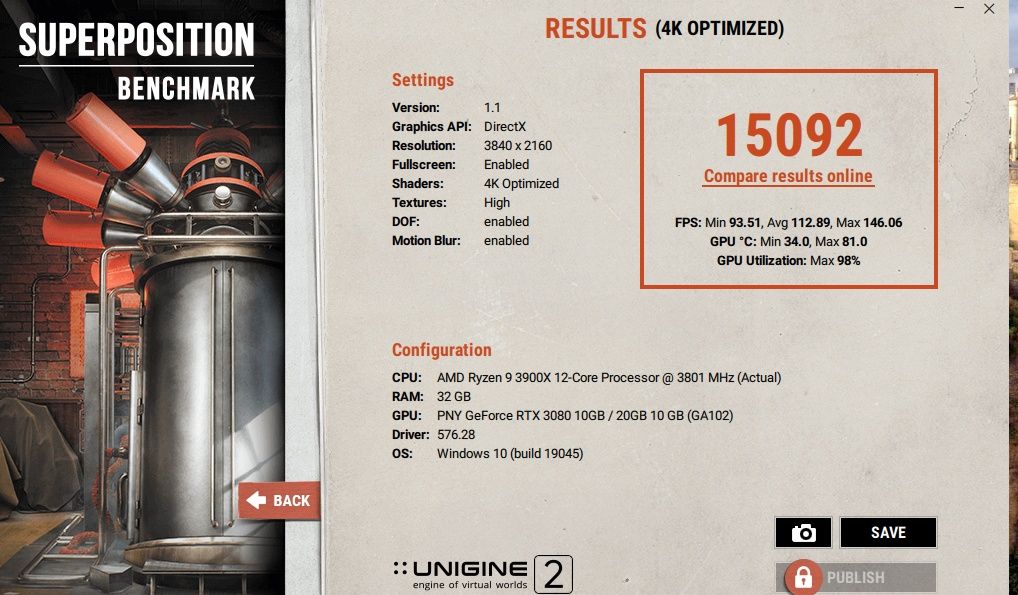 Геймърски компютър/RTX3080/Ryzen 9/32GB/512GB SSD