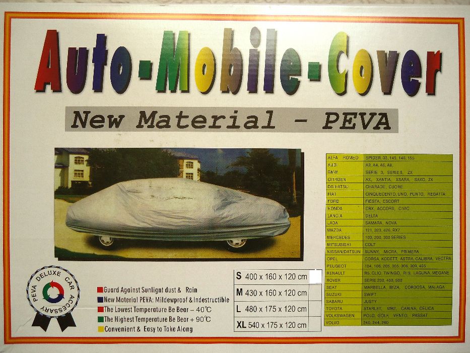 Prelata auto XXL (5,8x1,75 x1,2 m) husa exterioara impermeabila masina