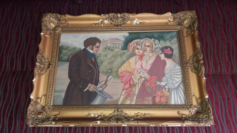 Tablou goblen vintage Franz Schubert UNICAT