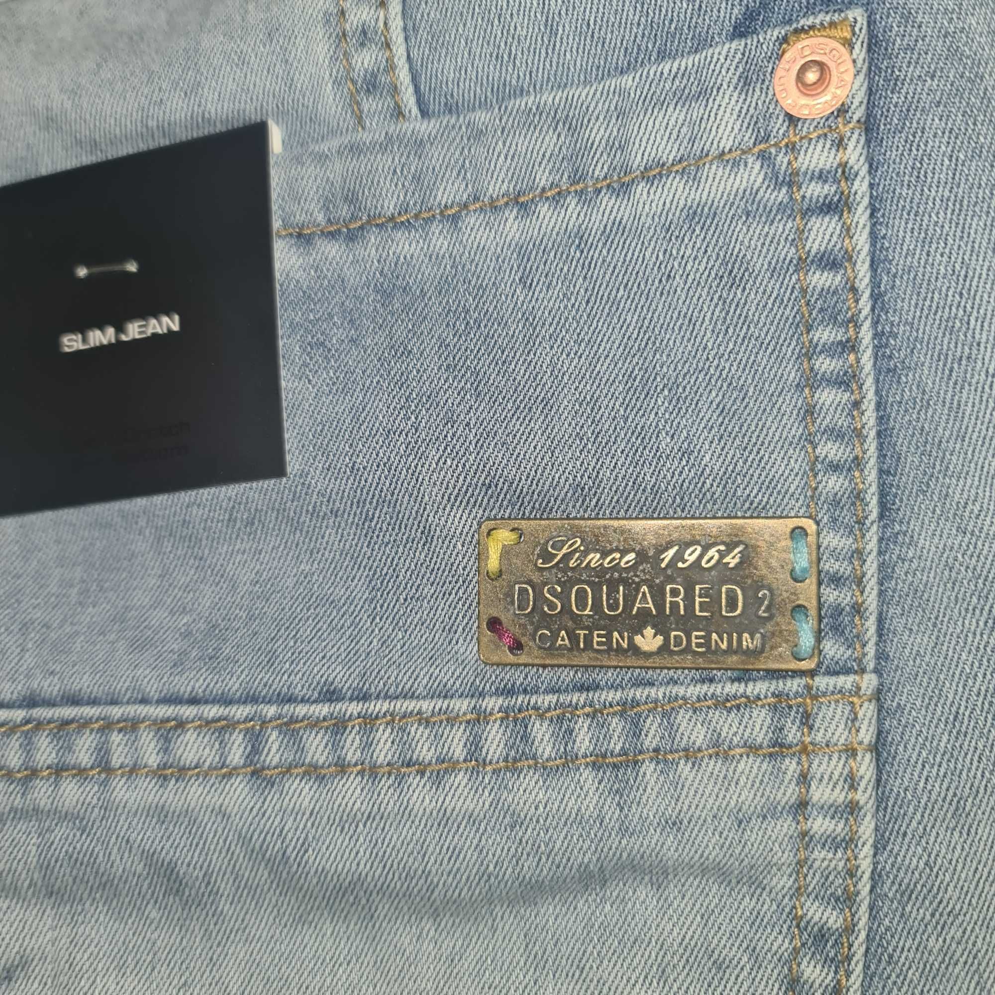 100% оригинални дънки бермуди-DSQUARED 2-Work Denim,Made in Italy, №32