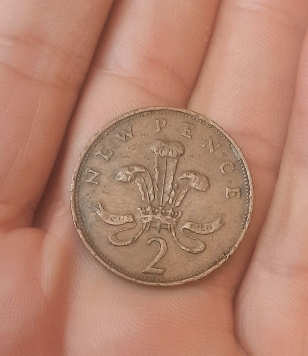 Moneda rara new pence 1971