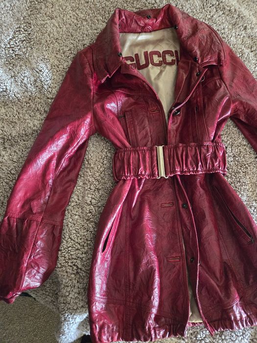 Яке манто от естествена телешка кожа