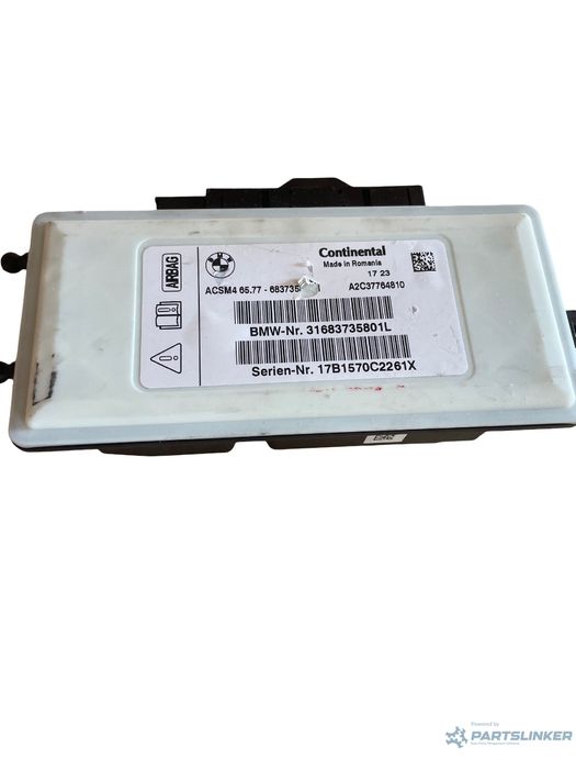 Modul/unitate de control airbaguri BMW 5 F10 2009 - 2016 A2C37764810