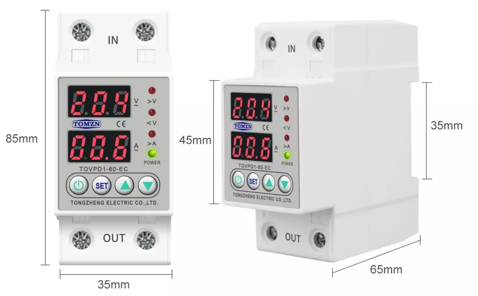 Releu monofazat digital 230V, amperaj 40A, IP20, 2 module