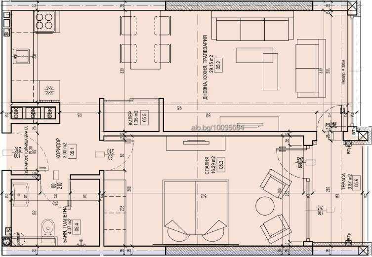 Продава се Двустаен апартамент в Пловдив, Кючук Париж - 75 кв.м за 1247 €/кв.м - Снимка #1