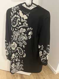 Rochie alb-negru Zara xs-150 ron