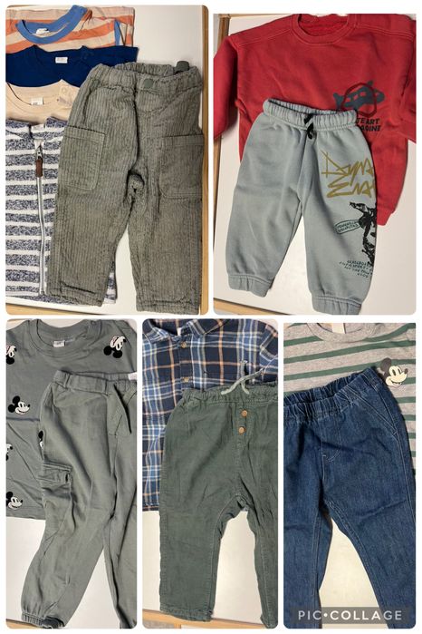 Дрешки за момче Zara HM Next 80 86 и 92 размер