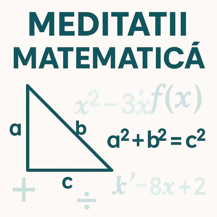 Meditații Matematică - Explicații Clare, Rezultate Rapide