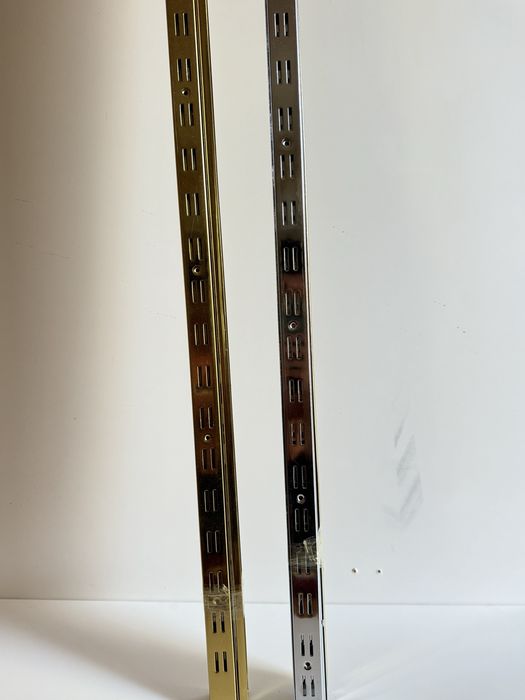 Рельсы для стелажей и вешелок