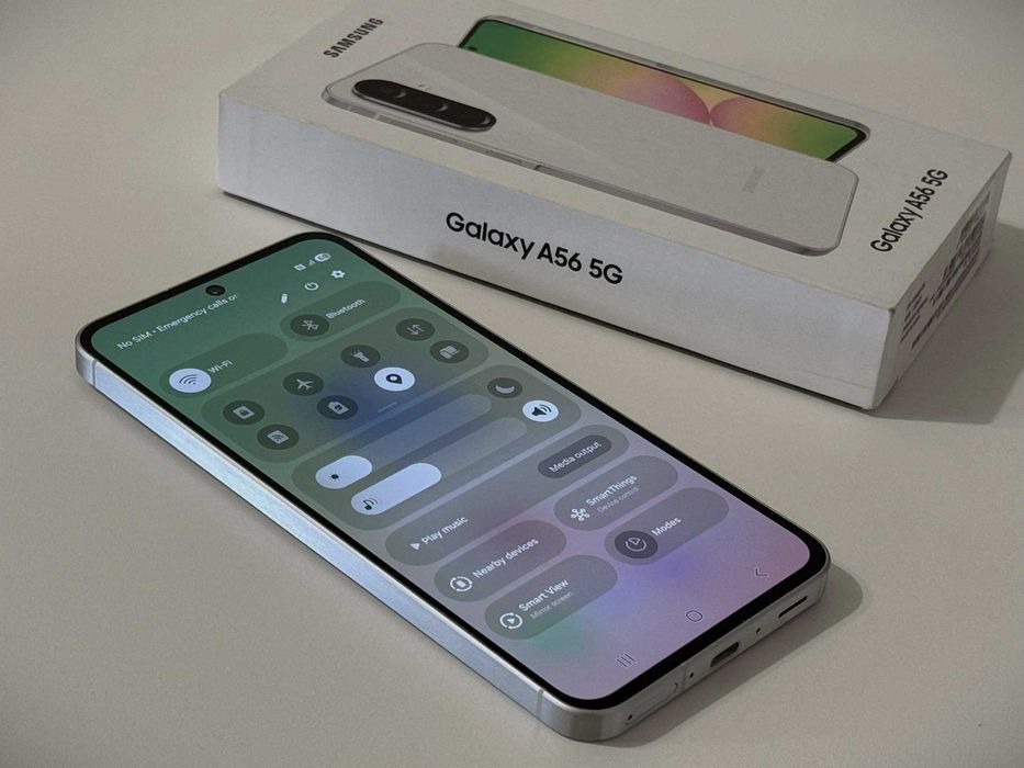 Бартер!НОВ 36м.Гаранция! Samsung Galaxy A56 Lightgray (Бял)