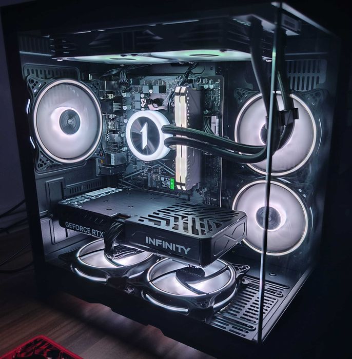 NOU Unitate PC Sistem GAMING, Ryzen 7 5700x,32gb DDR4,RTX 5060,m.2 1TB