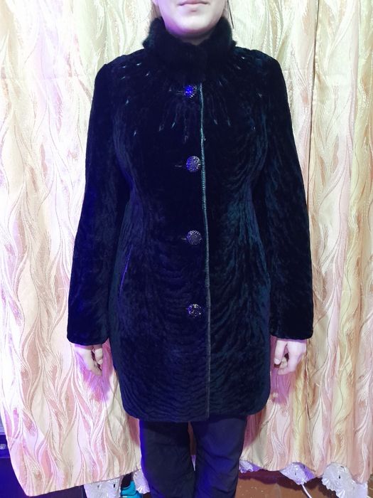 Мутоновая шубка 48 размер