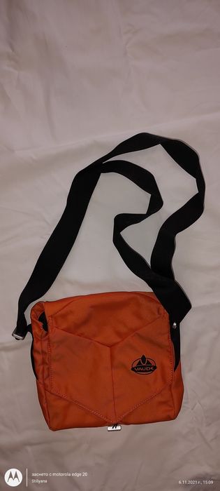 Чанта с дълга дръжка малка VAUDE, оранжева