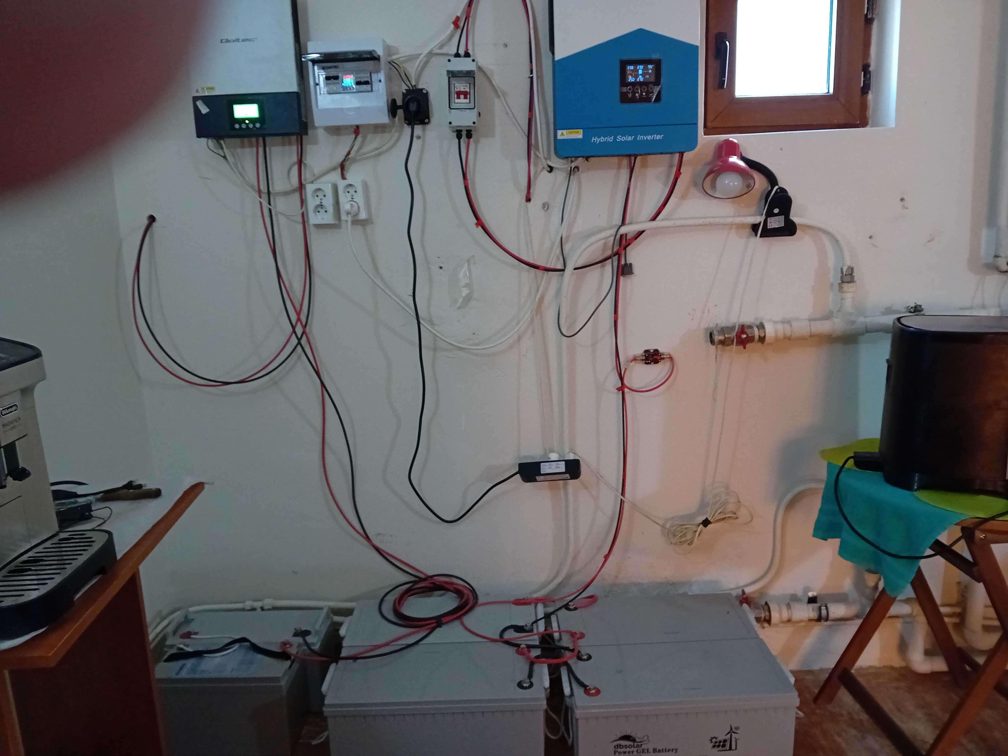 Invertor EASUN SMH II 4.2KW sinus pur 24V cu regulator MPPT 80A,NOU