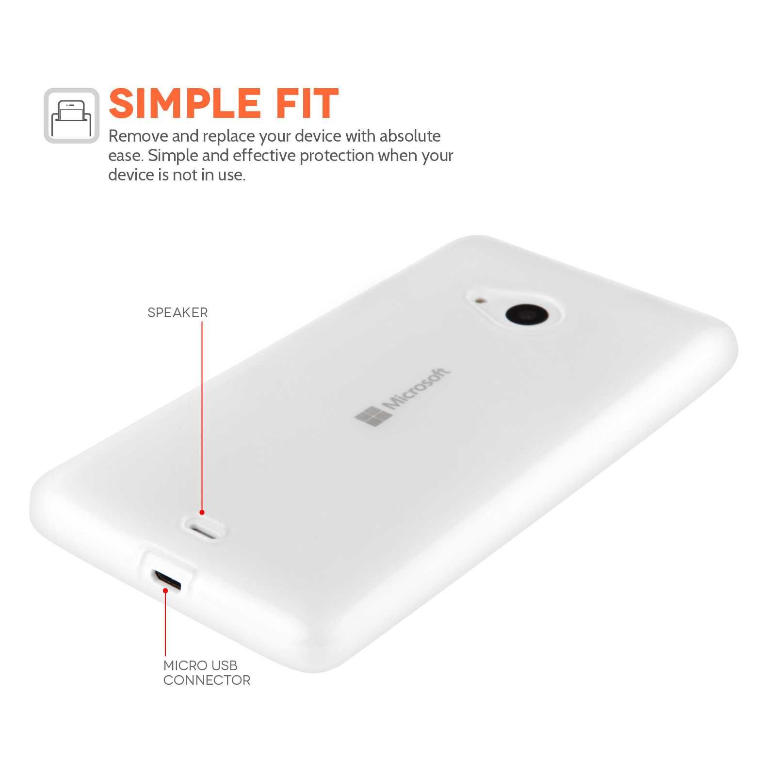 Силиконов гръб за Microsoft Lumia 535