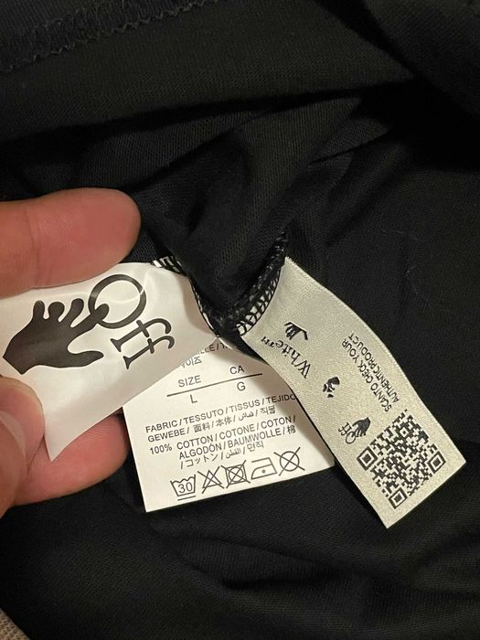 Vand Tricou Off White, nou cu eticheta, marimea L 70-85 kg peste 1,65