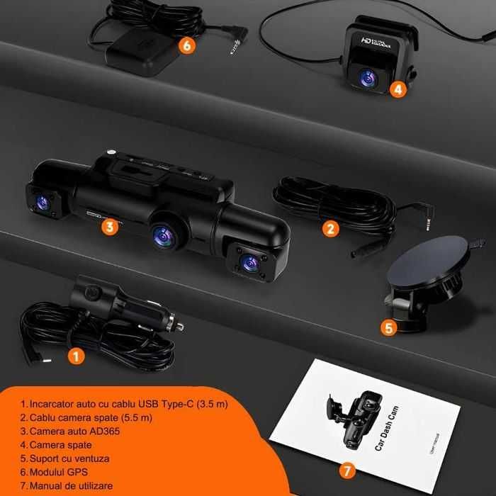 Camera auto de bord MaGeCa AD365, Full HD 1080P