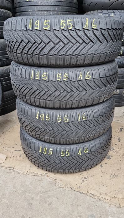 4 Anvelope Michelin Alpin6 195 55 R16 M/S (iarnă) Impecabile.