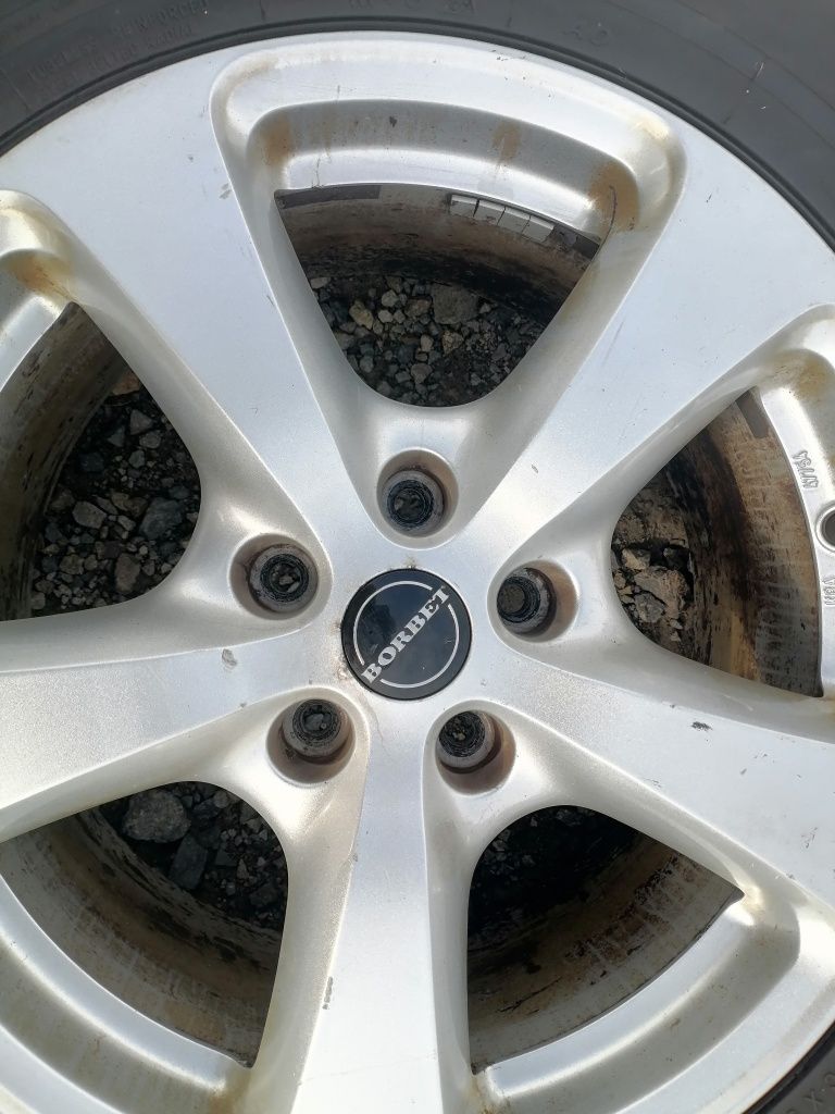 Продавам лети джанти с гуми 255 55R 18 TOYO