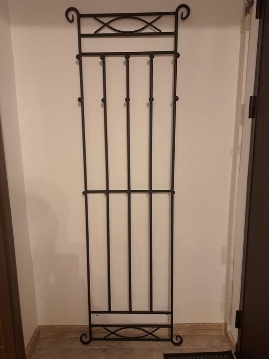 Cuier fier forjat/ cuier metalic de perete