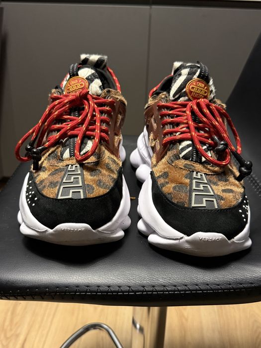 Versace chain reaction leopard