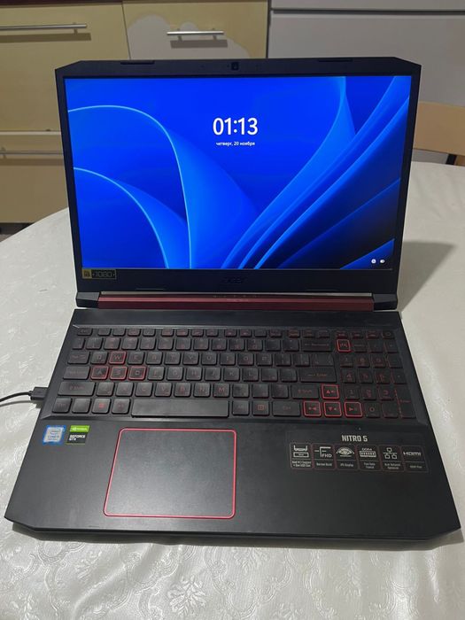 Игровой ноутбук Acer Nitro 5 — GTX 1650, 8, 512, Core i5
