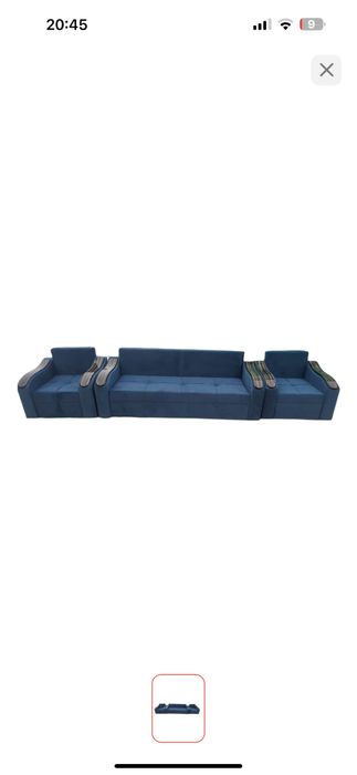 Диван прямой,2 кресла