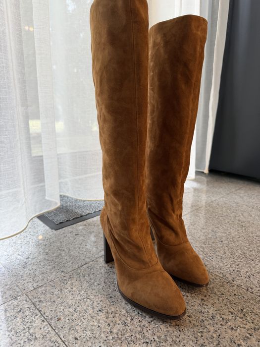 Cizma velur bej - Karen Millen