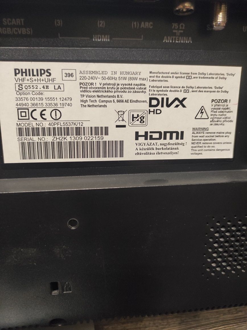 Лед Телевизор PHILIPS 40 инча