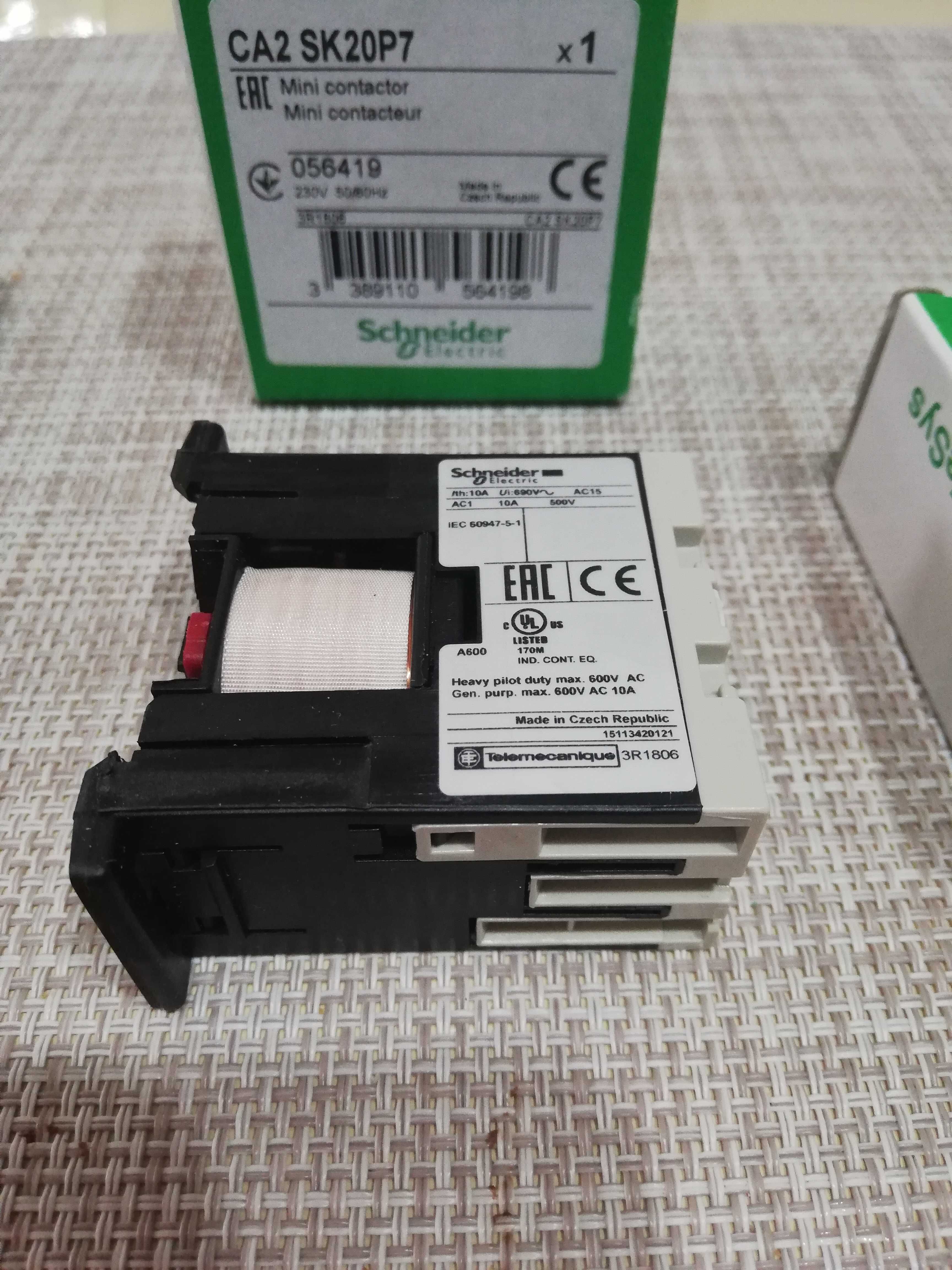 Releu comanda Schneider CA2SK20P7 230V ac 10A 2 NO