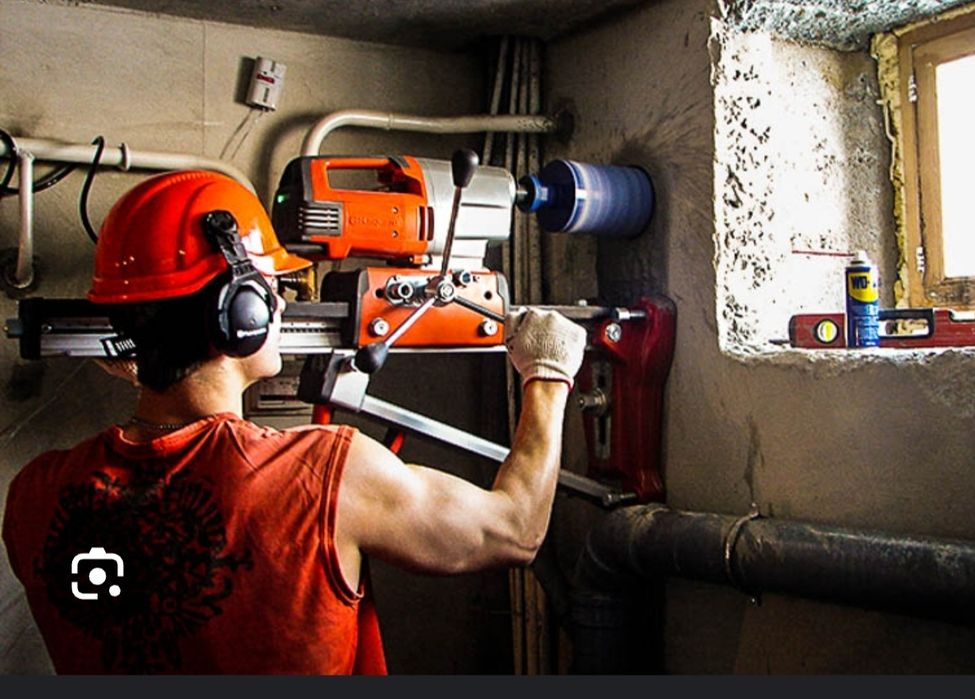 Алмазное бурение , Алмазный бур, Алмазное сверление , Проем