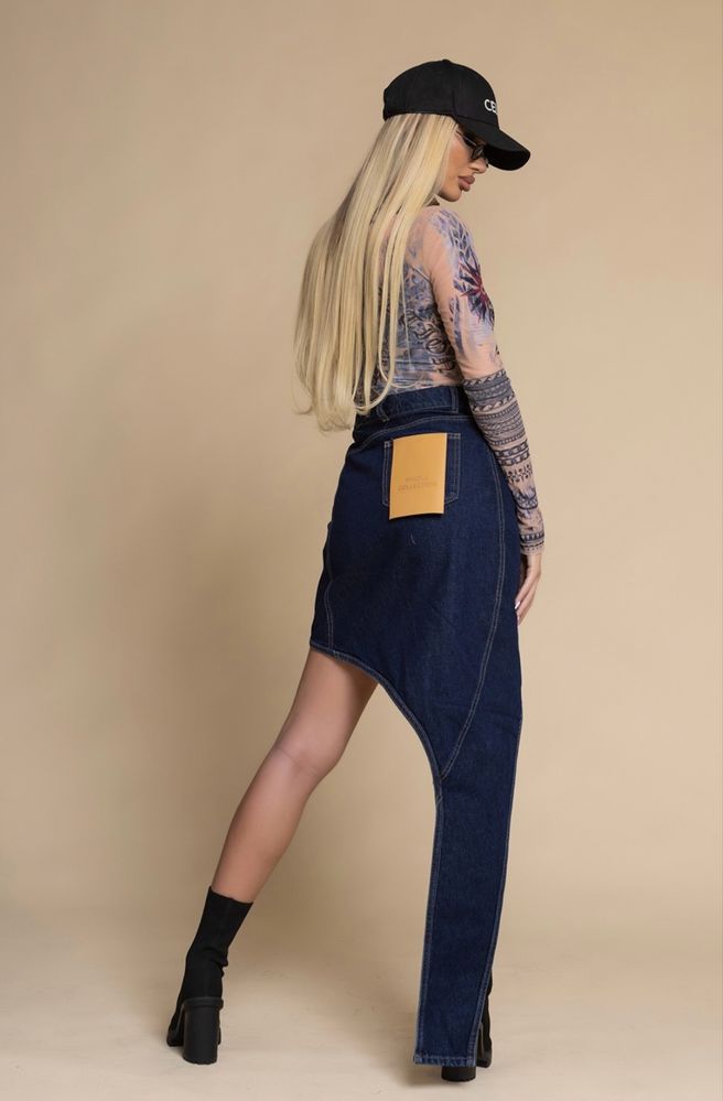 Дънкова (деним) пола NIKOLE COLLECTION