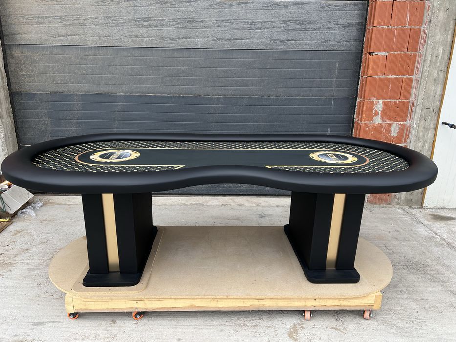 Masa Poker Mario Poker cu intrare dealer 10 persoane CustomTables.eu