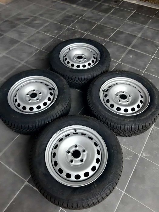 Roti complete iarna noi pe 15", 5/112 cu Semperit 195/65/R15