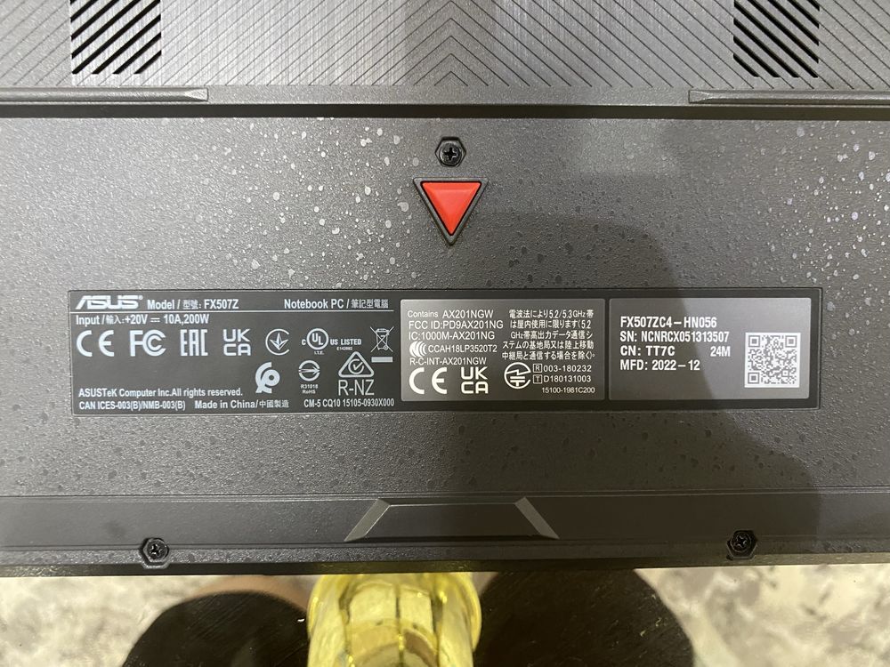 ASUS TUF Gaming F15 / RTX 3050 / 16GB RAM / SSD 512GB / 144Hz