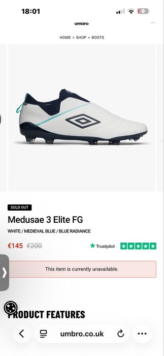 Umbro medusa 3 pro fg. Noi