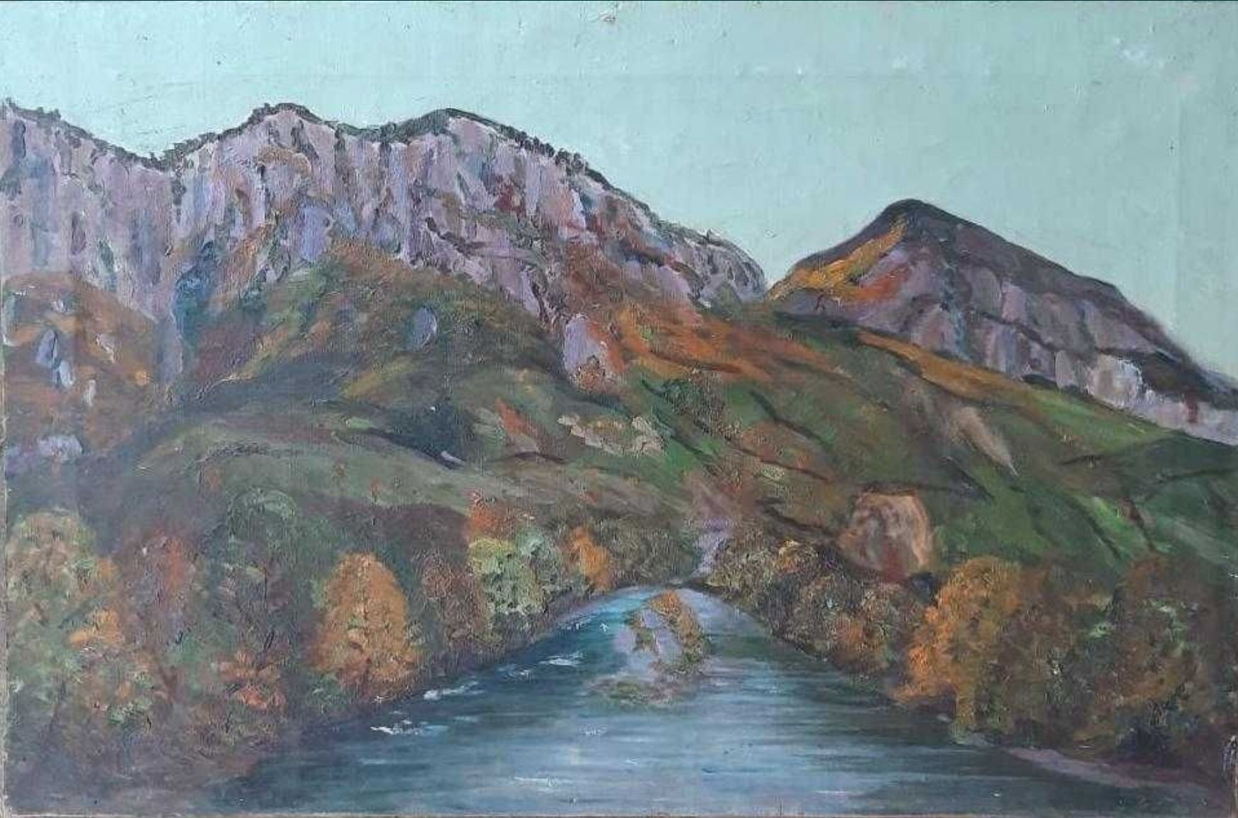 A. Partos, Ulei pe pânză, Semnat, Datat 1925, Dimensiuni 46 x 68 cm