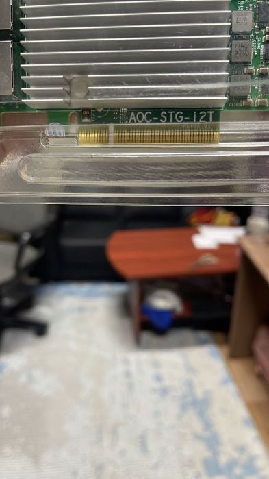 Сетевая карта supermicro AOC-STG-i2T (2*10 Gb Ethernet)